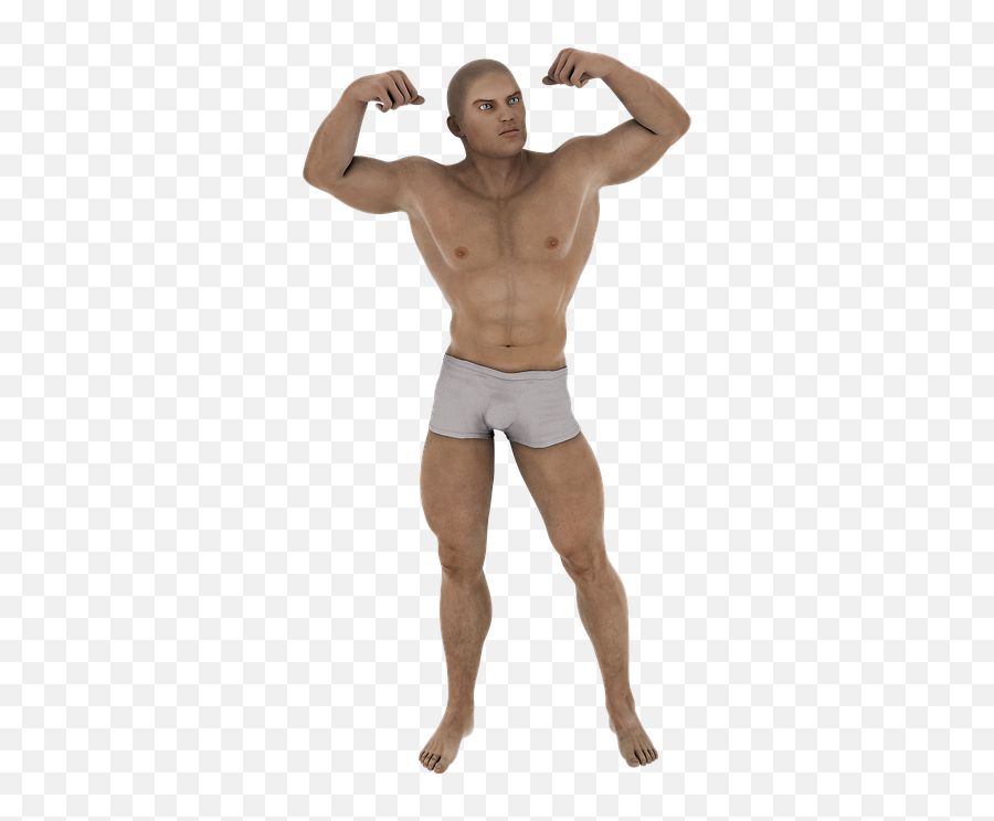 Muscular Handsome Bodybuilding Fitness Emoji,Emotion Buff Dude