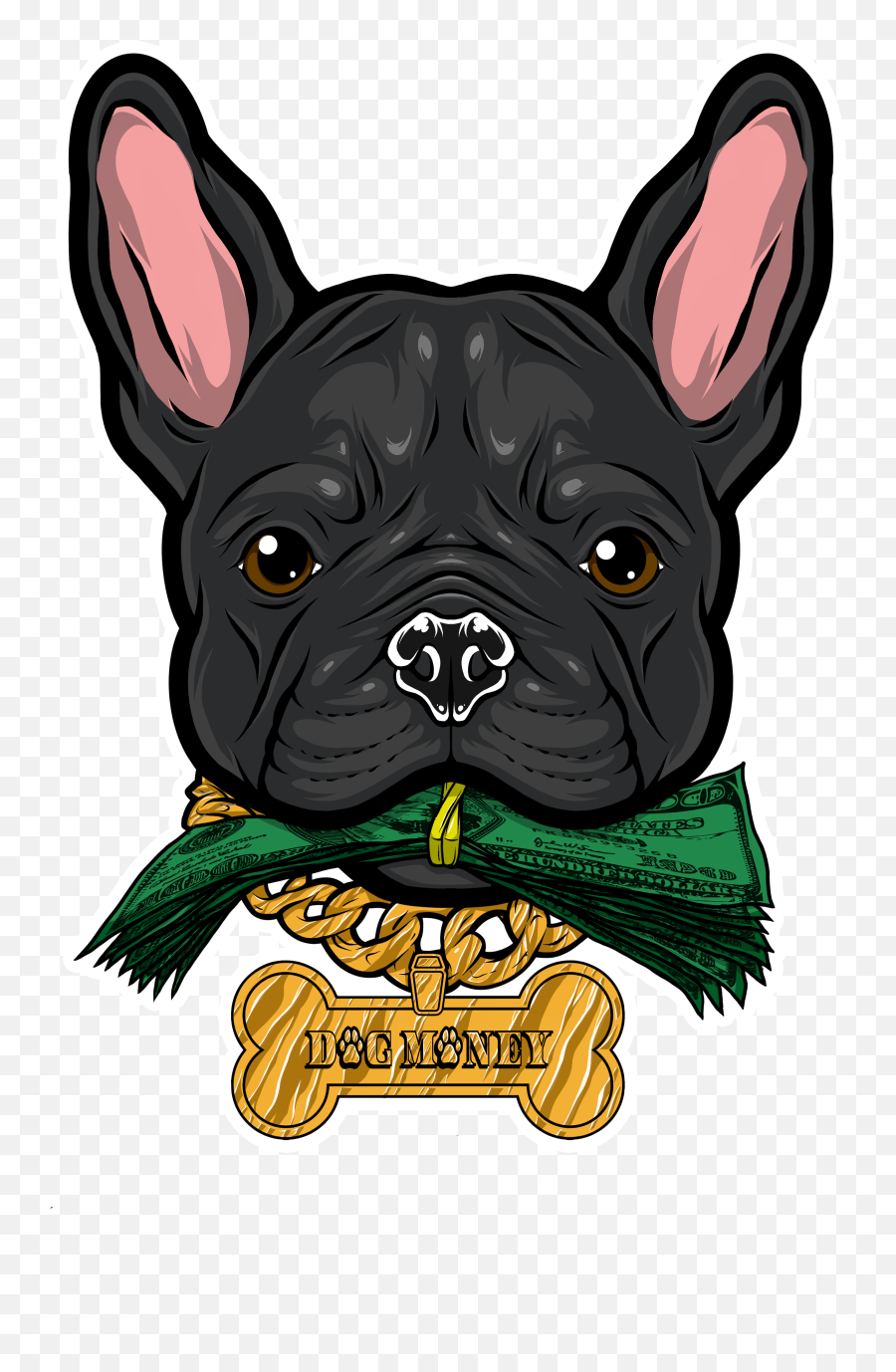 Dog Money On Behance Emoji,Free English Bulldog Emoticons