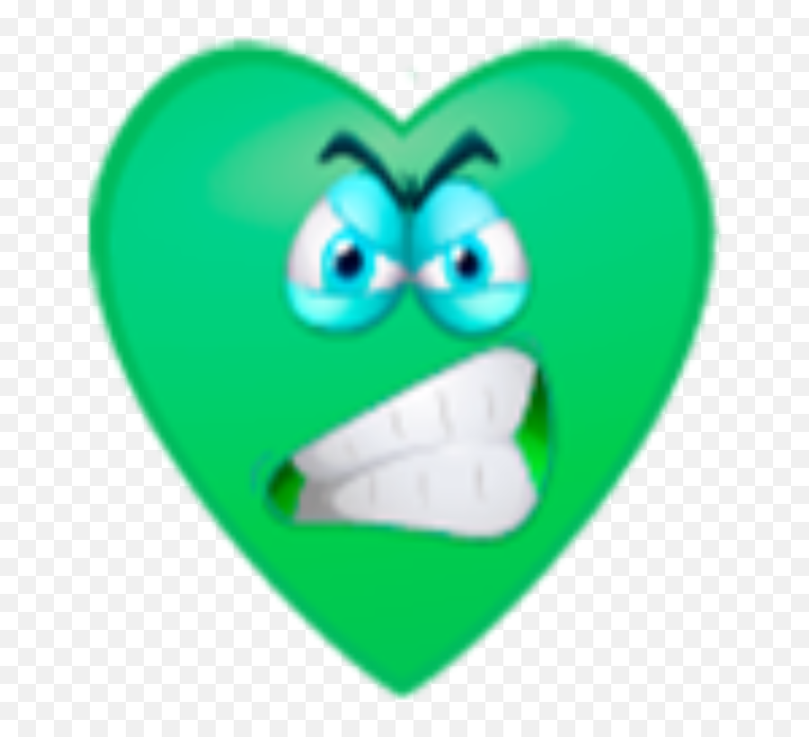 Green Heart Emoji Free Twitch Emotes,Angry And Sad Emojis