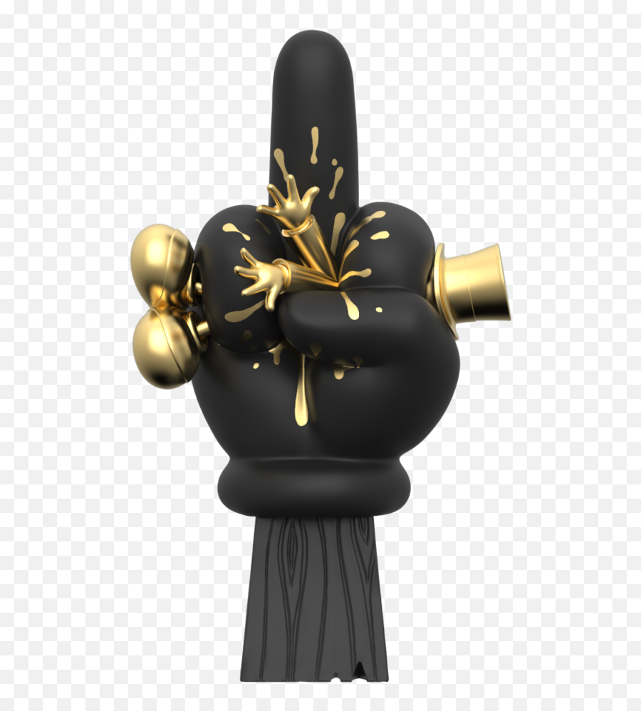 No Companion Trust No One Black Gold Edition By Abell Emoji,How To Make A Flipping Off Emoji