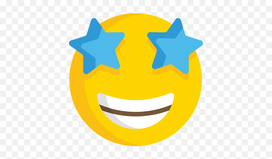 Available In Svg Png Eps Ai Icon Fonts - Emoji Png Star Blue,Starstruck Emoji