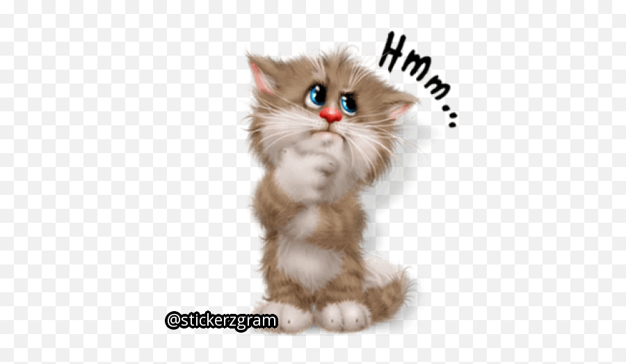 Meow Stickers - Live Wa Stickers Emoji,Hmm Emoji Sticker