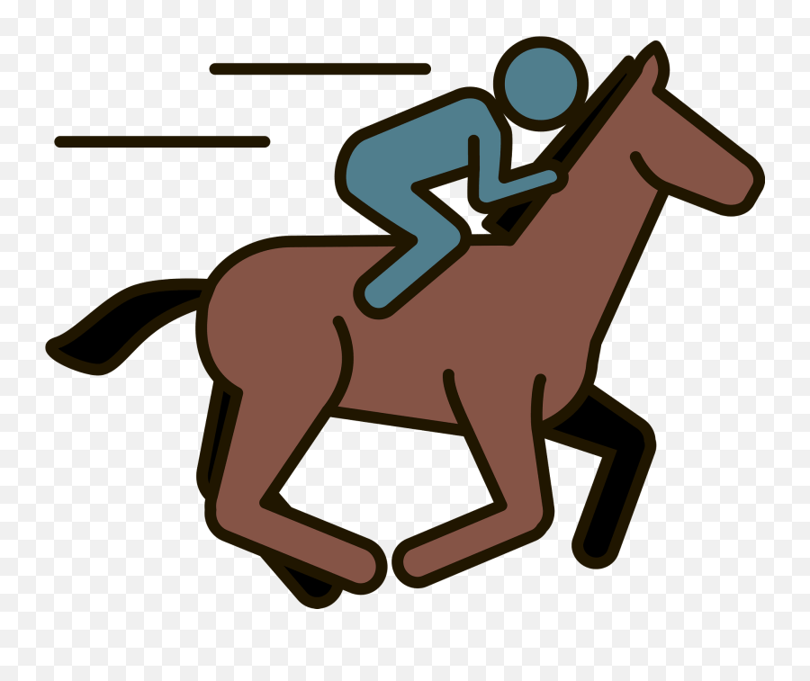 Horse Race Clipart - Halter Emoji,Horse Riding Emoji