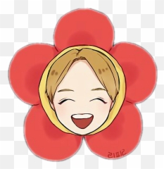 Hobi Flower Png Emoji,Drooping Flower Emoji