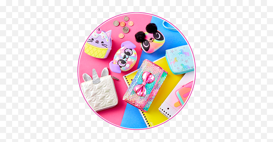 Girls Bags Wallets U0026 Bag Charms Claireu0027s Us - Girly Emoji,Emoji Birthday Outfit