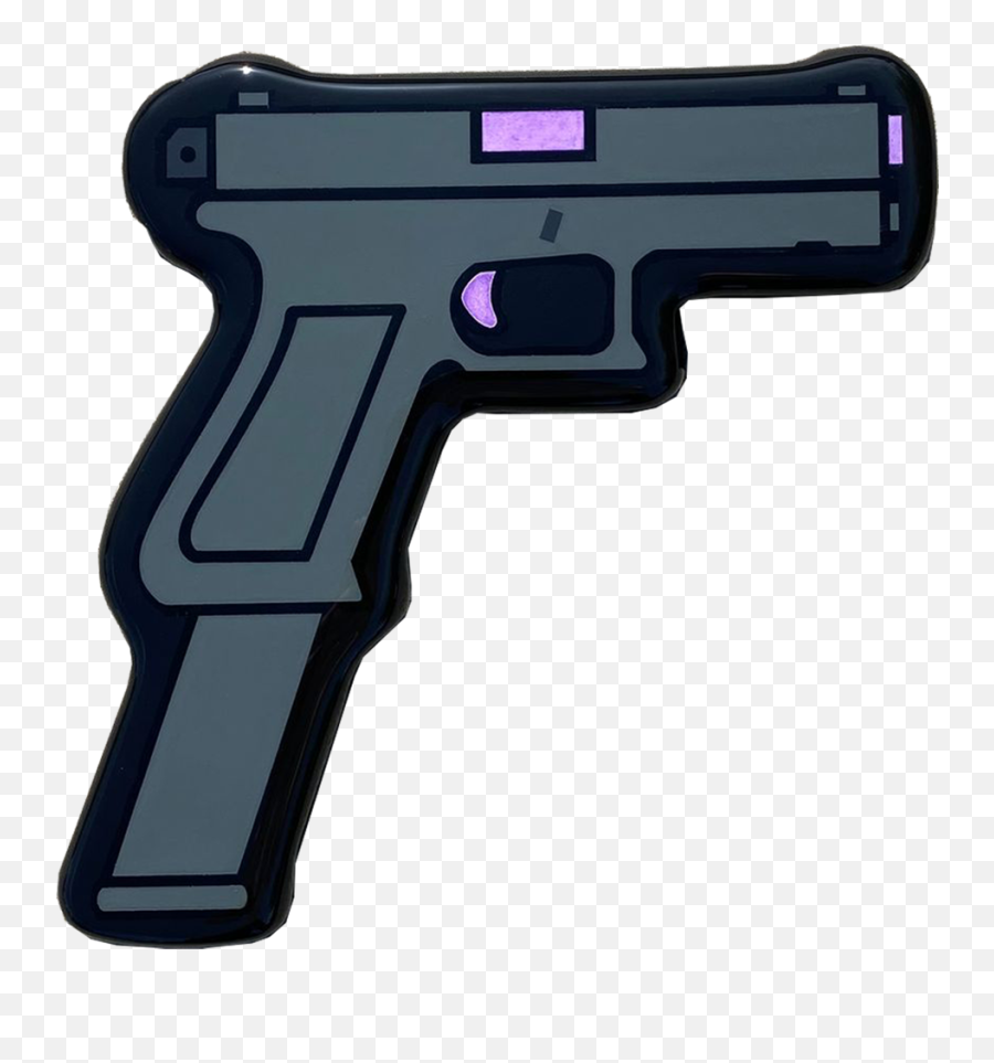 Purple Glow Glock U2013 Trey Simulator Emoji,Game Emoji Purple