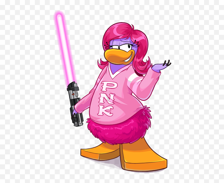 Lightsaber Clipart Pink Lightsaber Pink Transparent Free - Club Penguin Monsters University Png Emoji,Member Berry Emoji