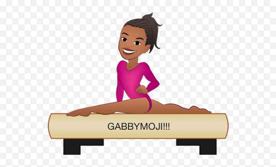 Gabby Douglas Announces Gabbymoji - Massage Table Emoji,Gabby Douglas Emoji