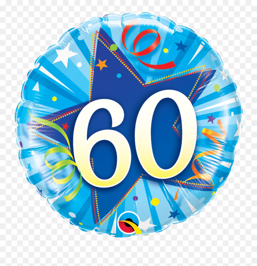 50th Birthday Balloon Png Transparent - 60th Birthday Balloon Png Emoji,Shining Star Emoji