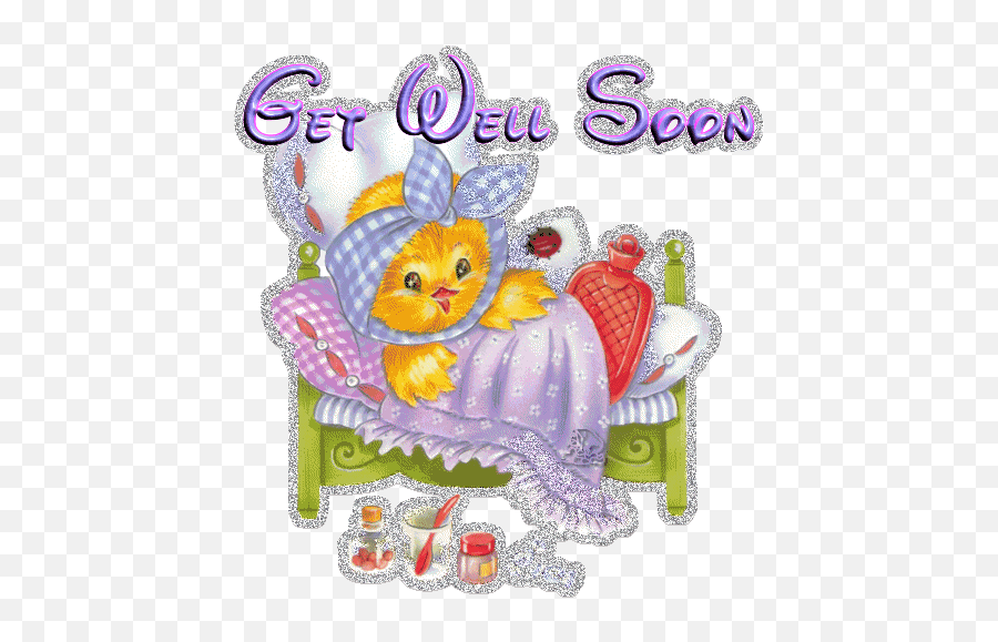 Glitter Text Graphic - Speedy Recovery Free Get Well Emoji,Feel Better Soon Emoticon