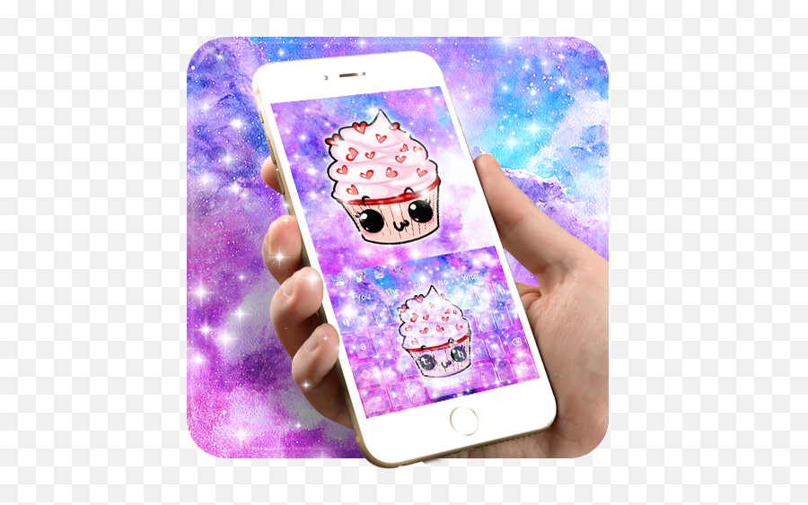 Galaxy Cake Keyboard - Iphone Emoji,Angel Emoji Phone Case