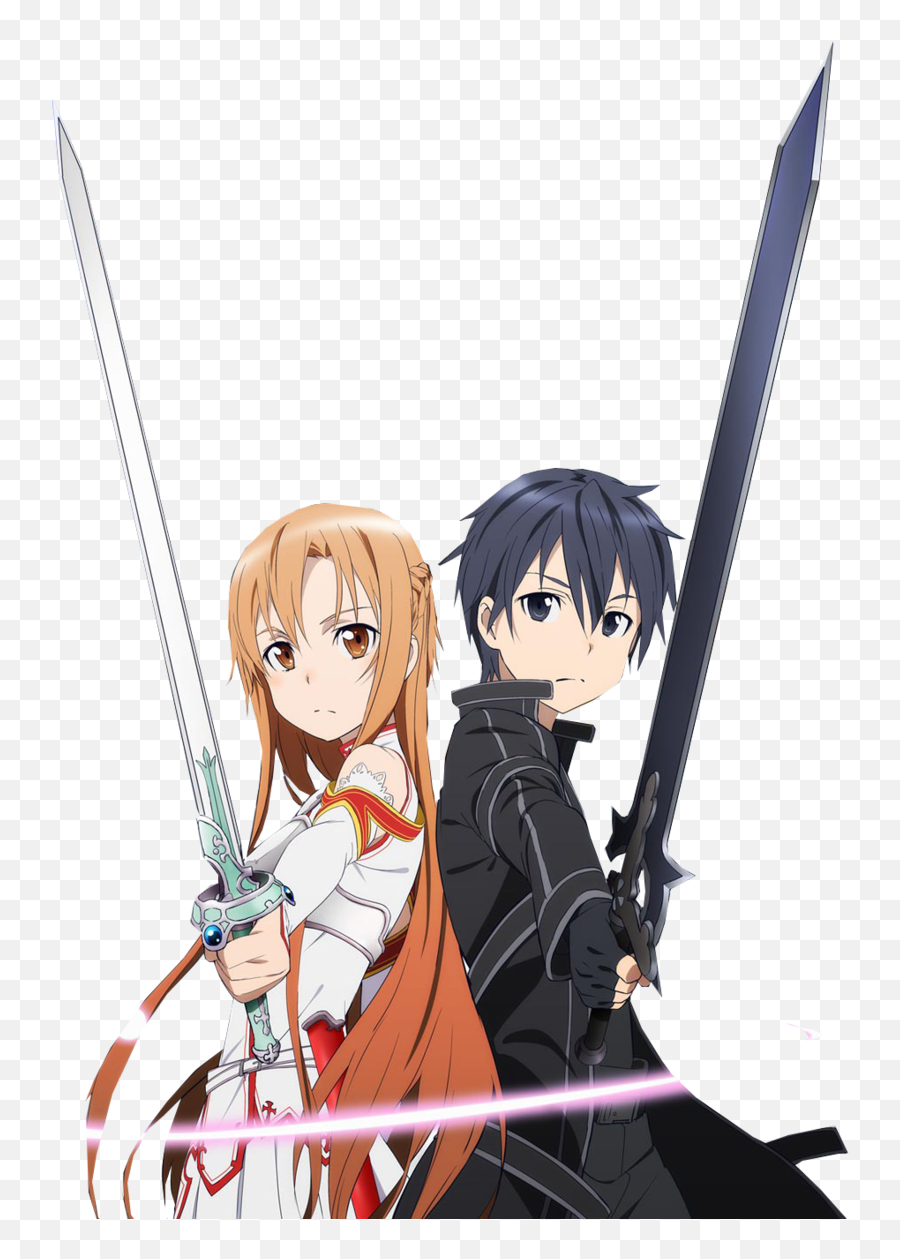 Sword Art Png Transparent Picture Png - Kirito And Asuna Png Emoji,Sword Art Online Emoji