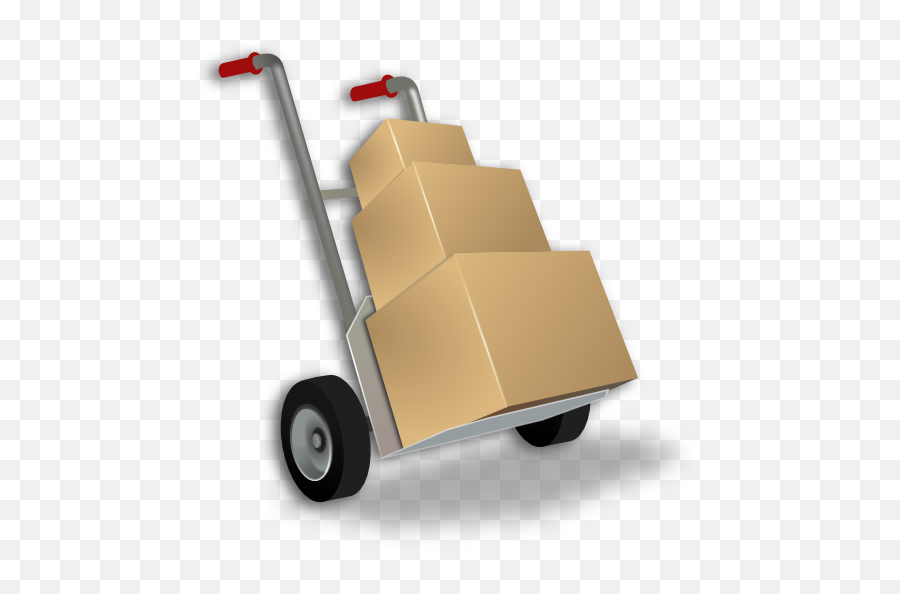Hand Truck Clipart I2clipart - Royalty Free Public Domain Hand Truck Clipart Emoji,Plow Truck Emoticon