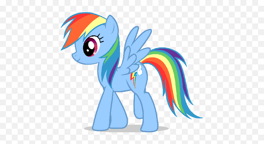 Image Colgate Wiggle Kwa Gif My Little Pony Fan Labor Wiki - My Little Pony Rainbow Dash Walking Emoji,Mlp Emojis Fan Made