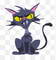 Gatomalo Cat Gato Cartoon Sticker By Zeezii - Gato Malo Png Caricatura Emoji,Emojis Enojados Imagenes