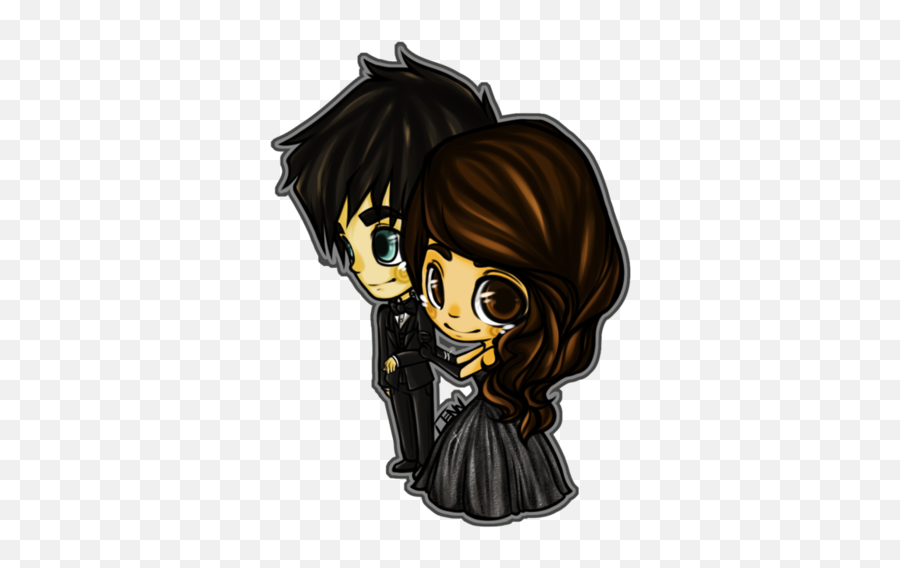 Vampire Diaries Damon And Elena Cartoon Emoji,Damon Salvatore No Humanity And Emotions