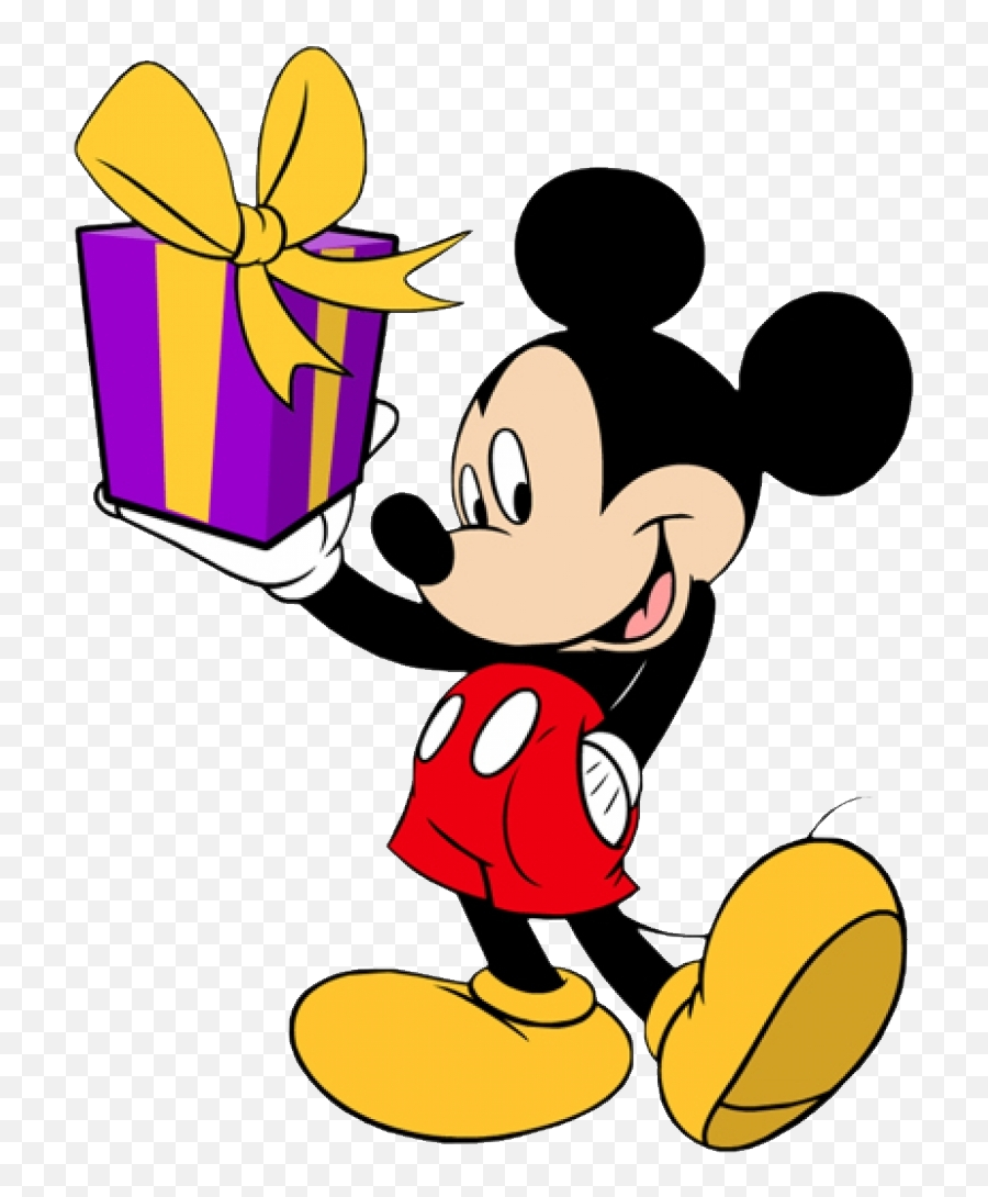 Download Mickey Birthday Minnie Donald Goofy Duck Mouse - Birthday Mickey Mouse Gift Emoji,Mickey Mouse Birthday Emoticon