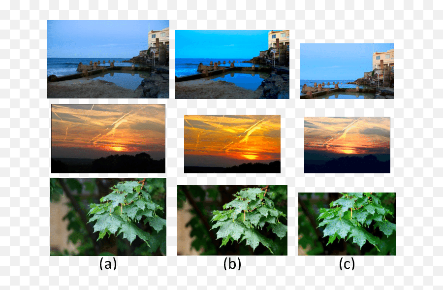 Examples Of Image Enhancement Given Original Input A Can - Collage Emoji,Emotion Detection Market Sample