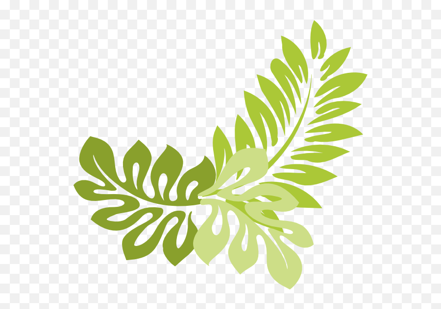 Transparent Jungle Leaves Clipart - Leaf Border Vector Png Emoji,Plant, Emotions, Clipart