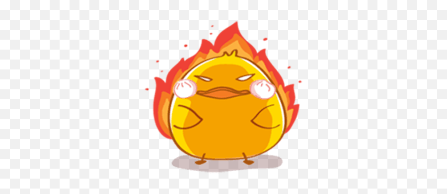 Fat Funny Duck By Pham Binh - Happy Emoji,Fat Emoticon -facebook