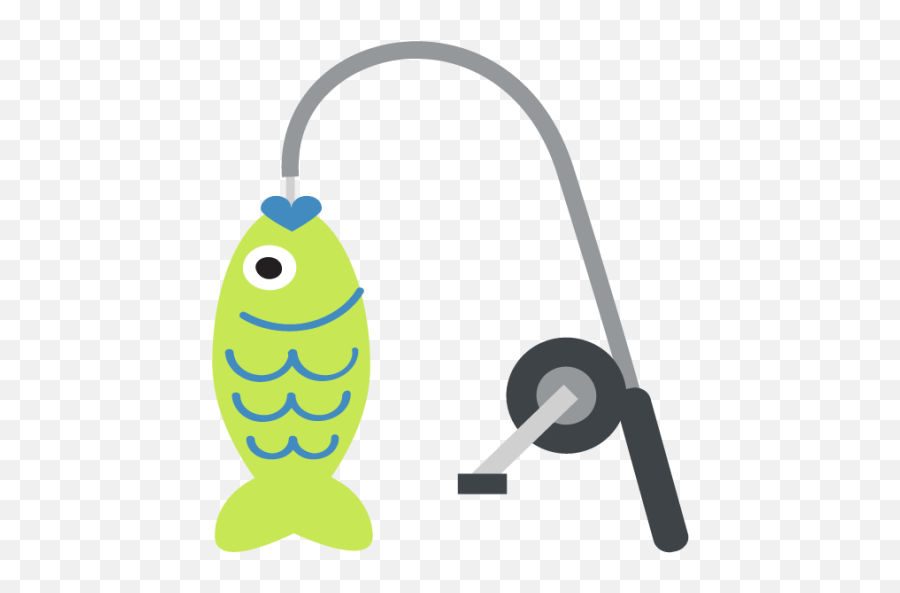 Fishing Pole And Fish Emoji - Download For Free U2013 Iconduck Fish On A Pole Cartoon,Pinterest Keyboard Emojis