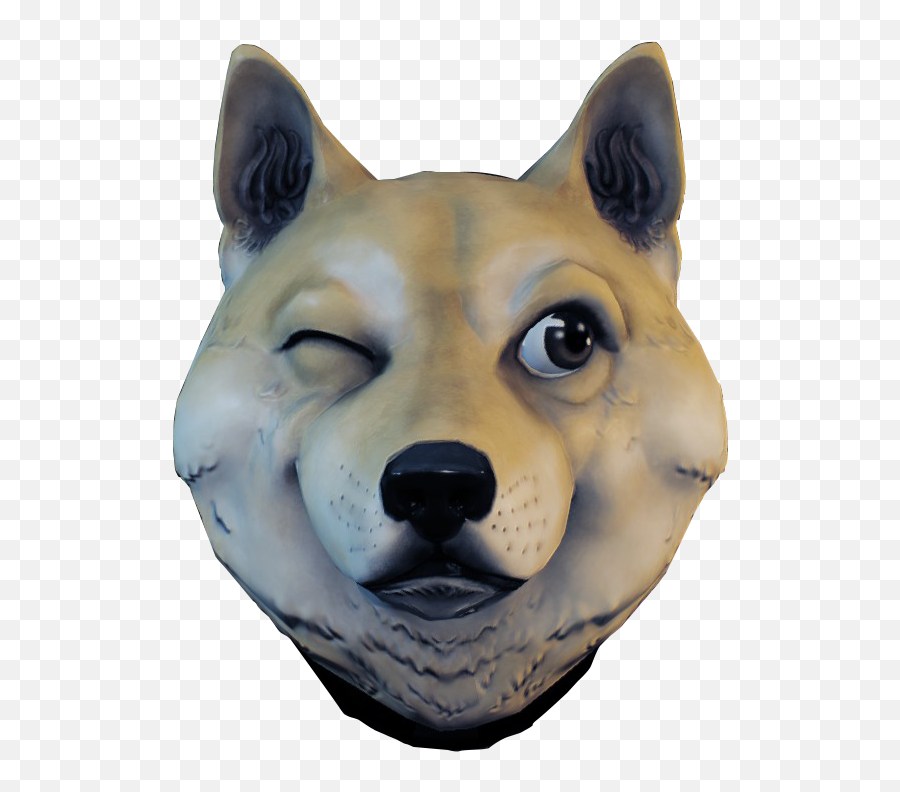Payday 2 Doge Mask - Shefalitayal Payday 2 Doge Mask Png Emoji,Payday 2 Steam Profile Emoticon Art