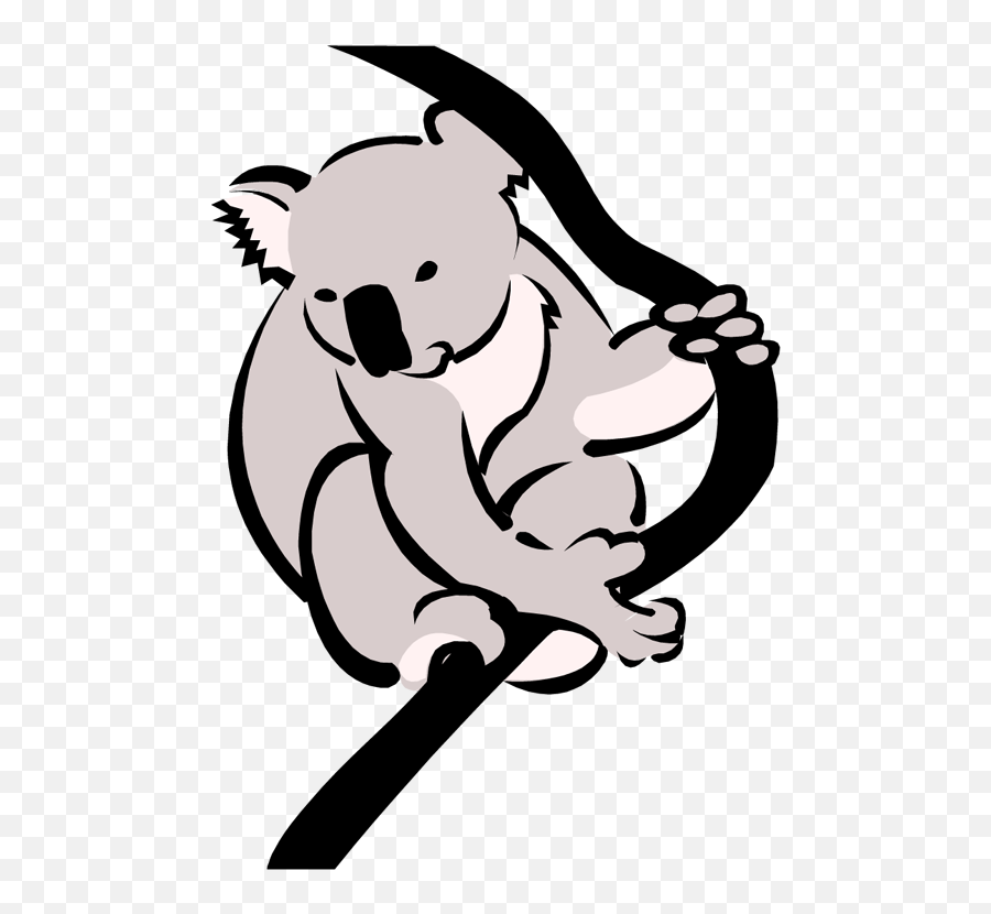 Free Koala Clipart Black And White Download Free Clip Art - Koala Bear Clipart On Tree Emoji,Koala Emoji Png