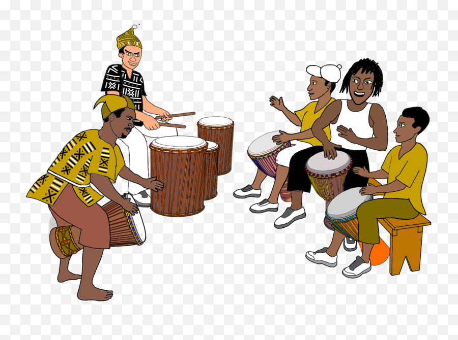 A Unique Musical - Clipart African Drum Png Emoji,Most Emotion Drummer