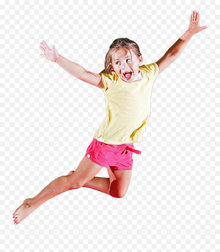 Jumping Girl Sticker By Hanjo Rafael - Girl Flying Png Emoji,Arms In The Air Emoji