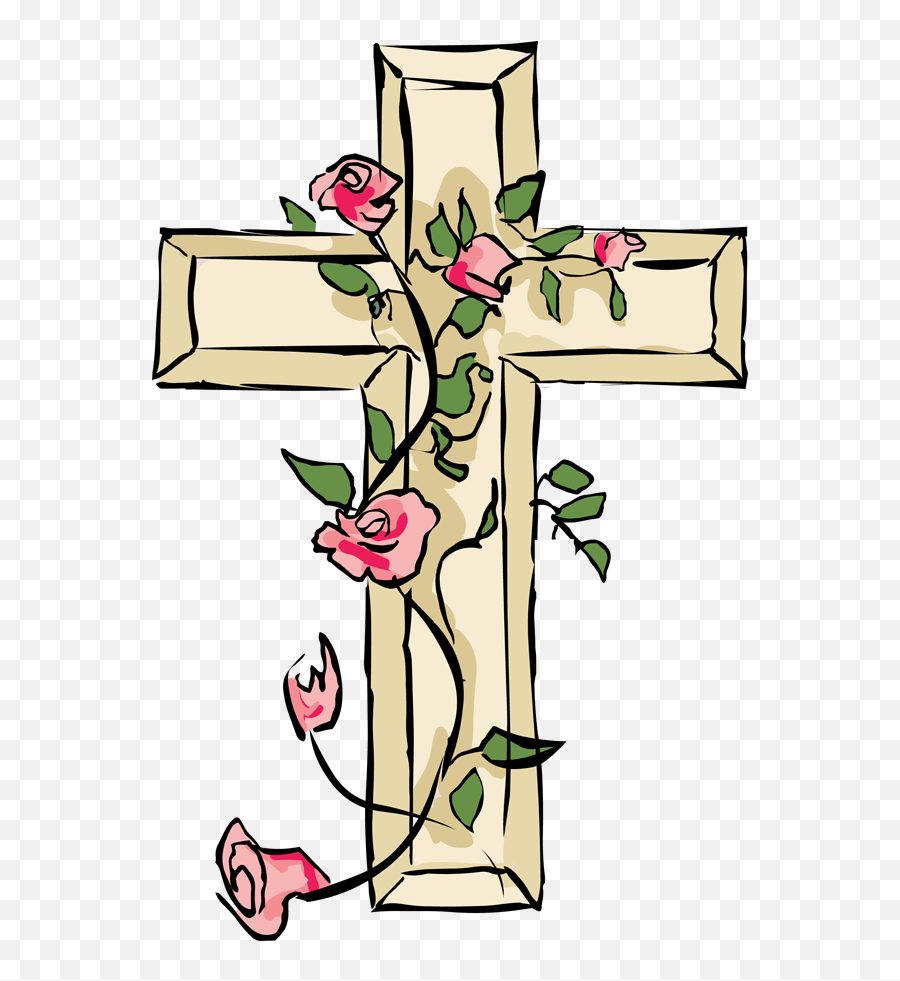 Friday Easter Christianity Plant Flower Emoji,Fall Leaf Cross Emoticon