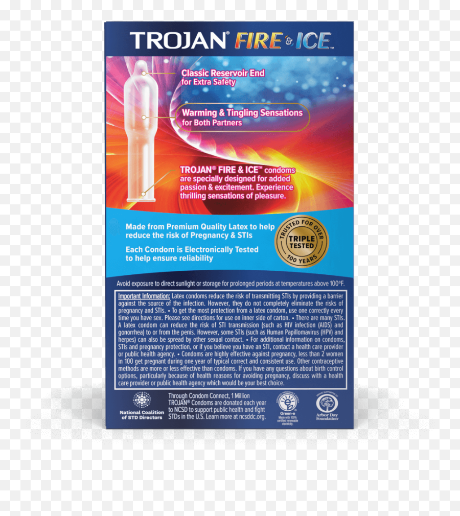 Trojan Fire U0026 Ice Condoms Hot U0026 Cold Condom Trojan Emoji,Emojis For Have A Good Day, Sexy