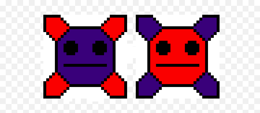 Pixel Art Gallery Emoji,B Emoticon Red