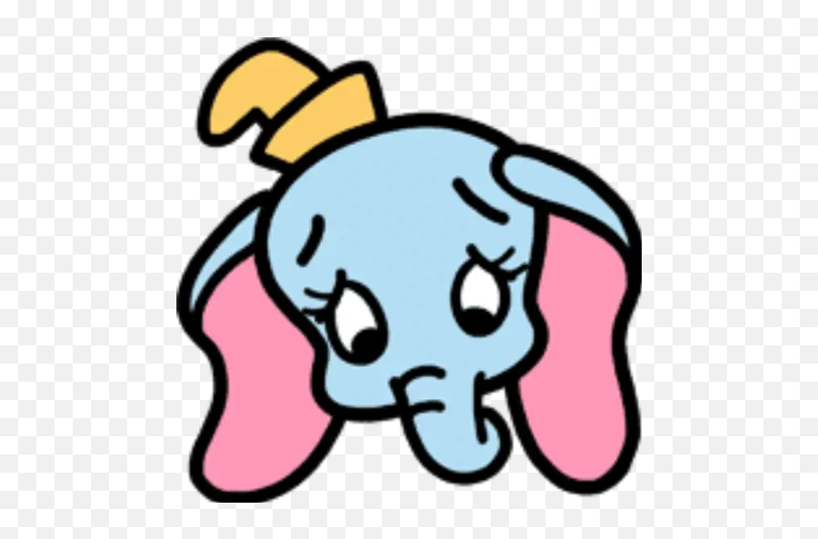 Pequeño Dumboemoji Stickers For Whatsapp,Dumbo Emoticon