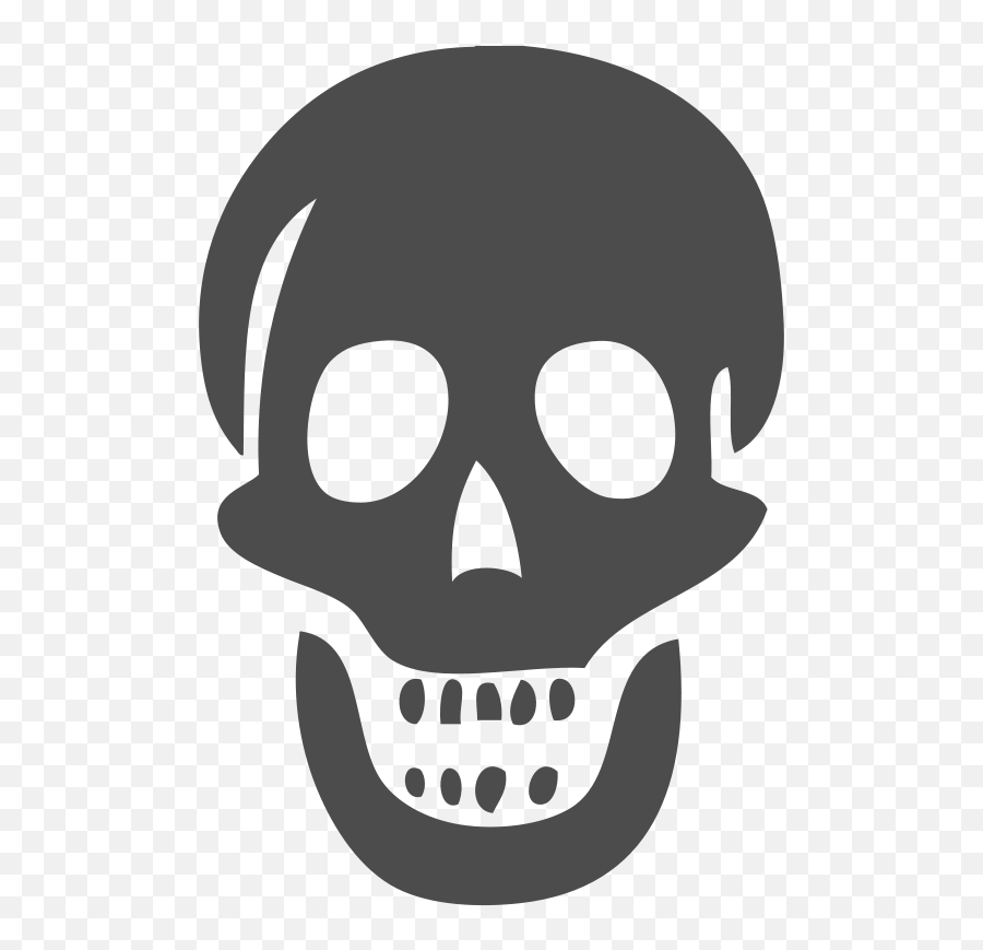 Dia De Los Muertos Skull Cross - Clip Art Library Emoji,Scull Emoticon