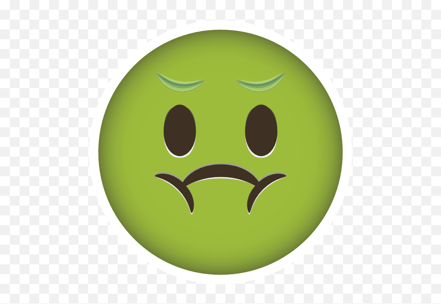 Nauseated Face Emoji Free Icon Of E Face - Nauseas Icono,Upside Down Emoji
