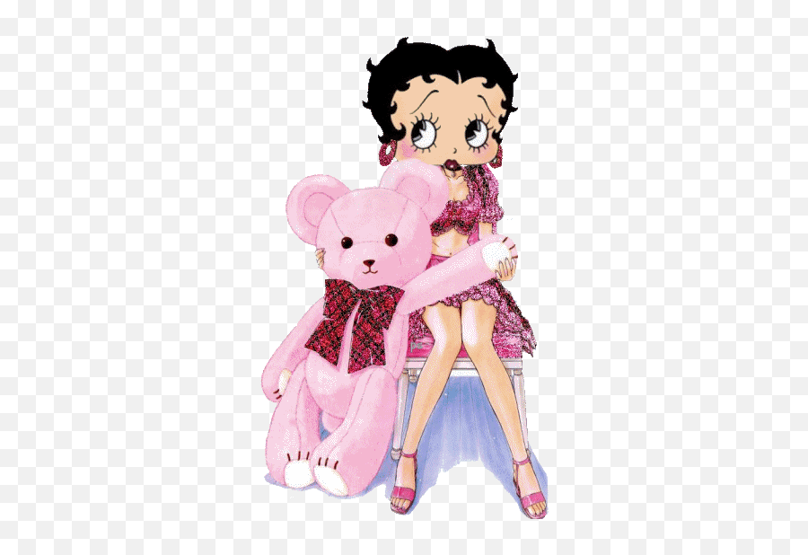 Bb Met Roze Beer Betty Boop Betty Boop Pictures Boop Emoji,Emojis For Fubar