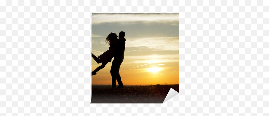 Happy Couple At Sunset Wall Mural U2022 Pixers - We Live To Change Emoji,Watch Paint Dry What Happened To Emoticons