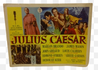 Vintage Movie Poster Julius Caesar Marlon Brando - 1953 Emoji,Marlon Brando Emotion