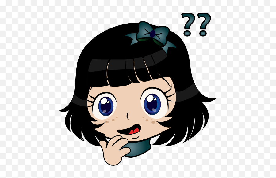 Surprised Girl Manga Smiley Emoticon Clipart I2clipart Emoji,Surprised Disgust Emoji