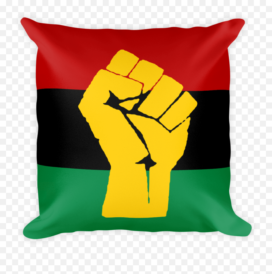 Pan African Rbg Flag W Yellow Fist Pillow U2013 Artofit Emoji,Quarter Forward Circle Punch Emoji