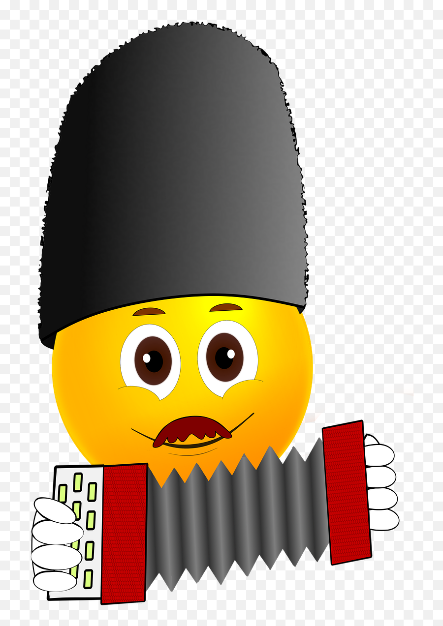 Russian Accordion Music Fur - Happy Emoji,Cymbal Emoji