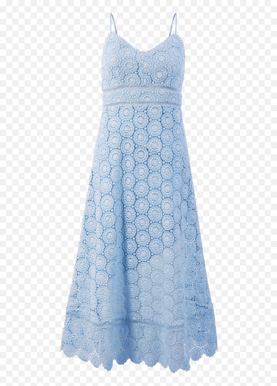 Blue Lace Royal Ascot Dress - Sleeveless Emoji,Emoji Outfits Ebay