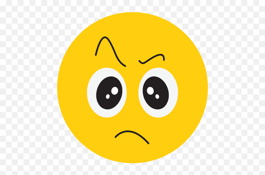 Bad Sad Smiley Icon - Happy Smile Emoji,Help Emoticon