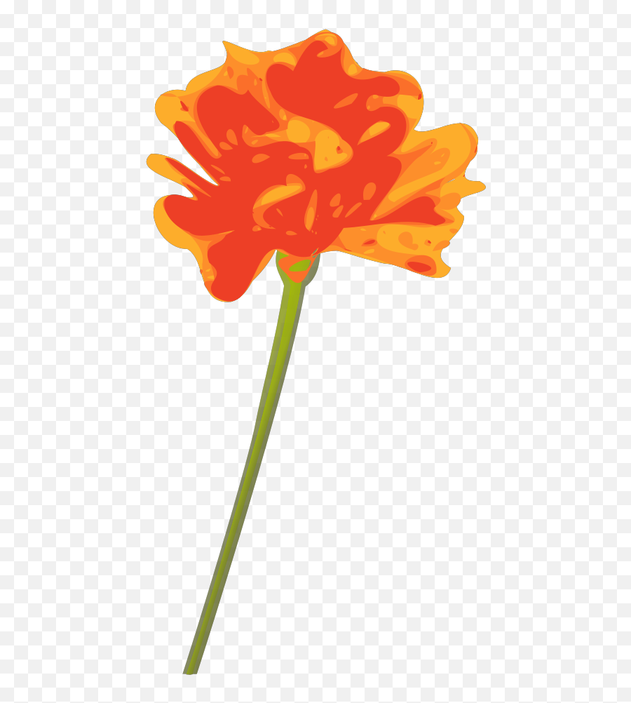 Orange Flower Png Svg Clip Art For Web - Download Clip Art Orange Flower Clip Art Emoji,Cherry Flower Japan Emoji