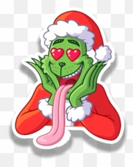 Sticker Maker - El Grinch Emoji,Desenhos Com Emoticons Whatsapp