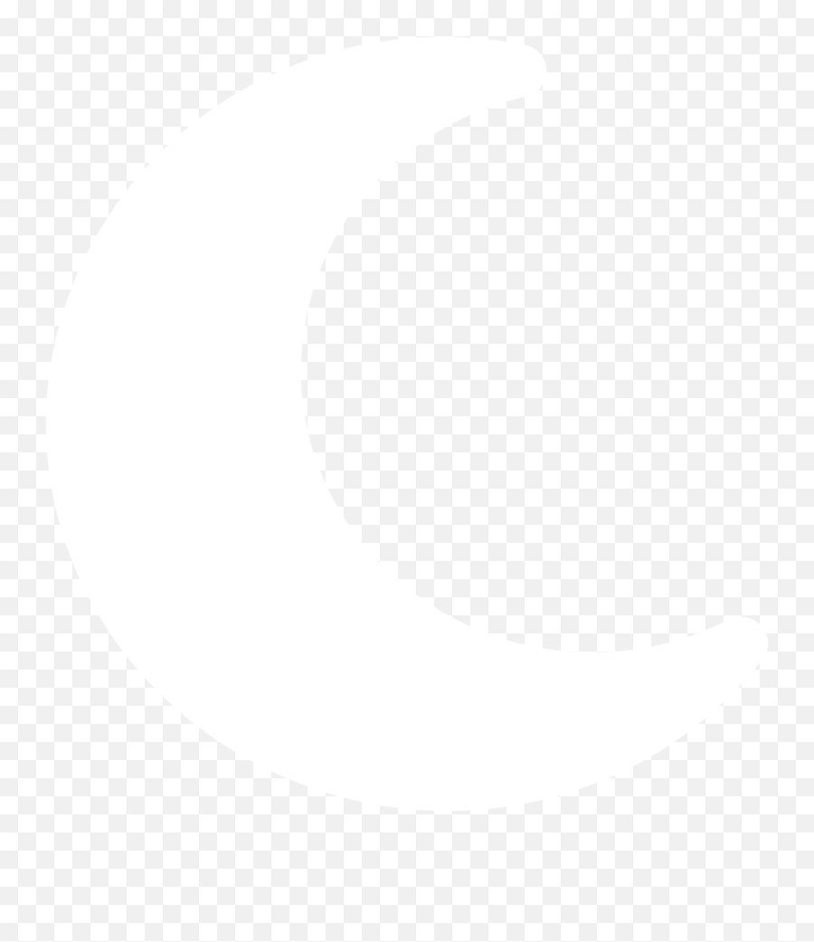 Cresent Moon Png - White Crescent Moon Clipart Png Emoji,Cresent Emoji
