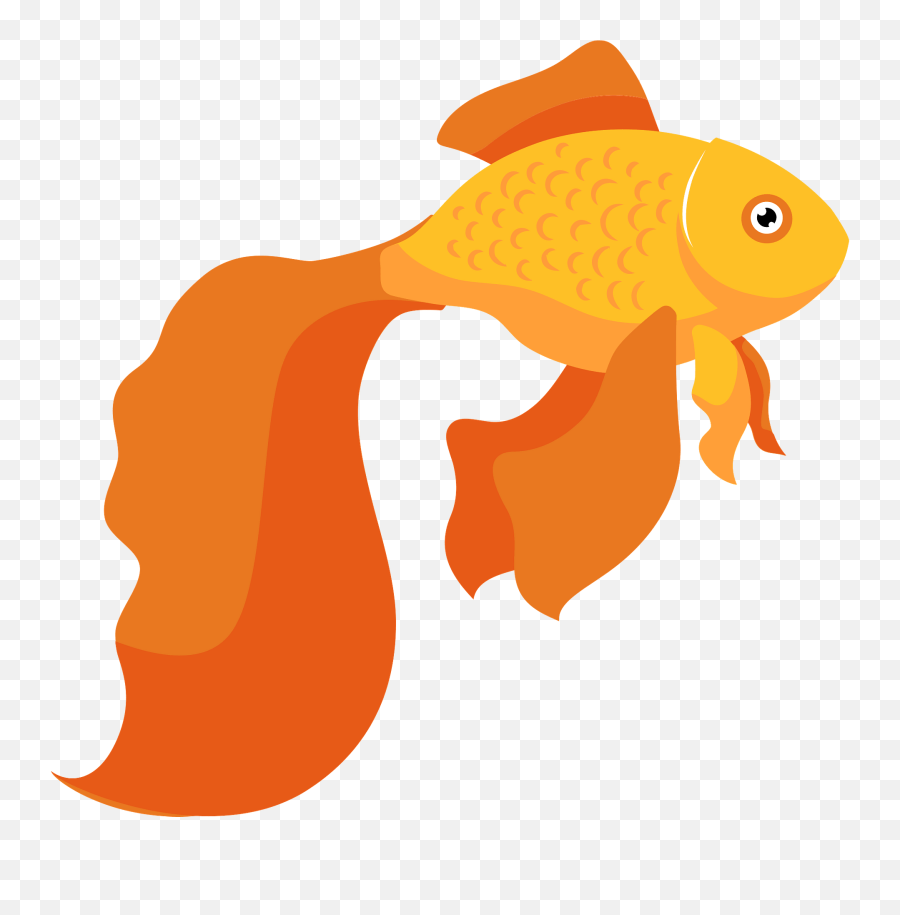 Goldfish Clipart - Vela 2 Emoji,Gold Fish Emoji