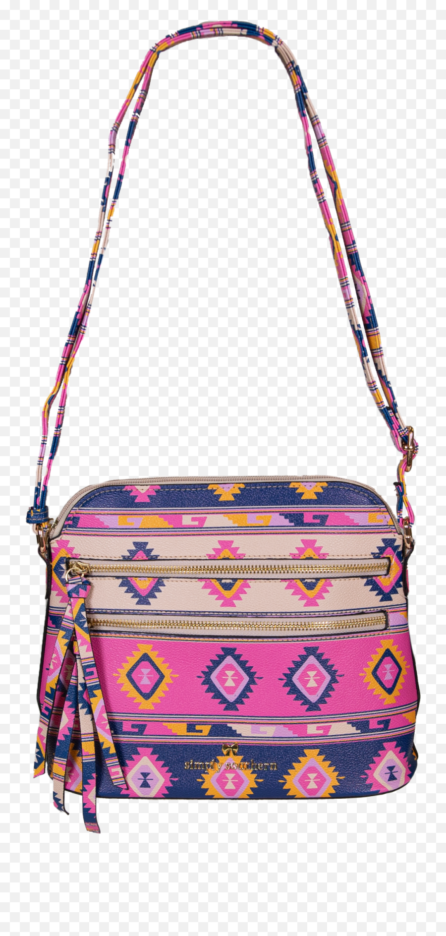 Simply Southern Leather Satchel Aztec - Top Handle Handbag Emoji,School Satchel Emoji