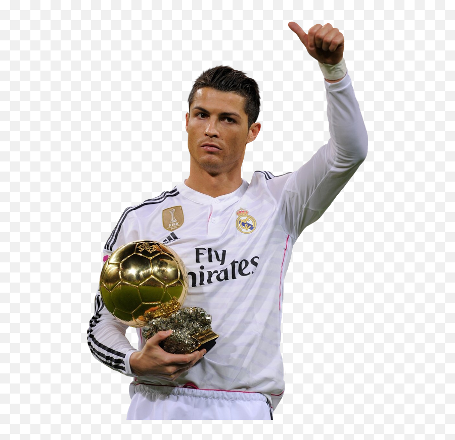 Cr7 Presenta Balon Dor 2017 Ronaldo Png - Ronaldo Ballon D Or Png Emoji,Man Football Trophy Emoji