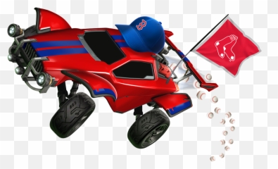 Red Sox Rocket League Topper And Flag - Dodgers Rocket League Emoji,Go Red Sox Emoticon